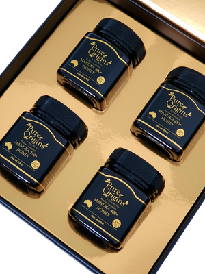MEDELA Manuka Honey Box. Australian Manuka Honey 4 Pack.