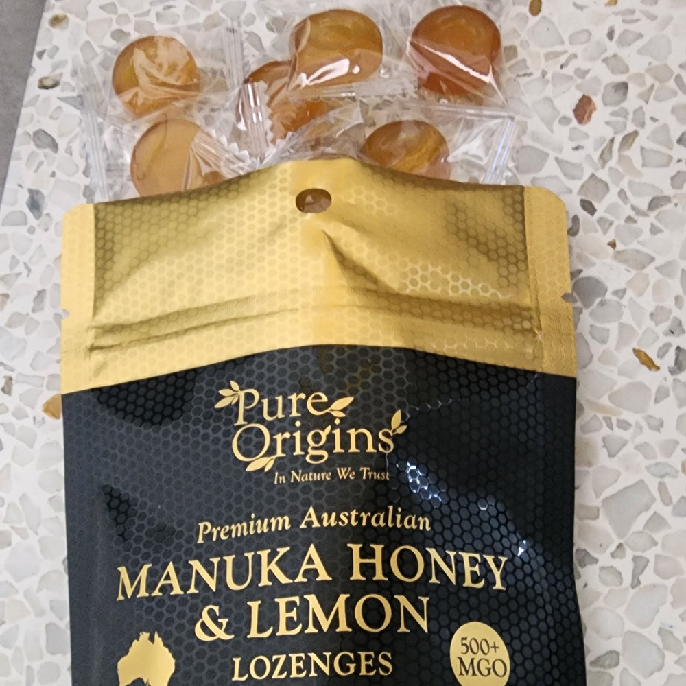 
                  
                    Manuka Honey & Lemon flavour Lozenges pack (80g)
                  
                