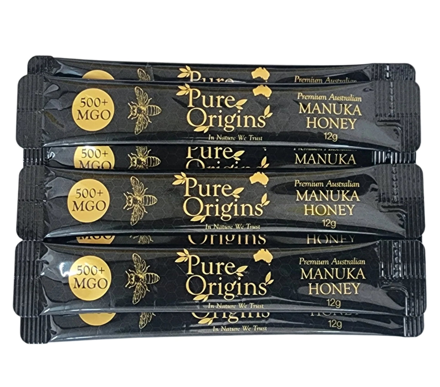 500+ MGO Australian Manuka Honey Sticks (12g) - 7 PACK