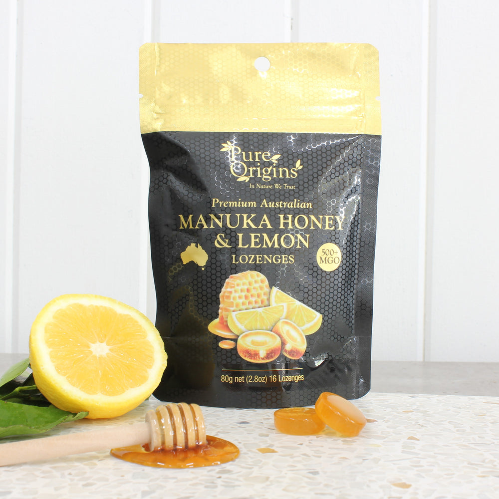 Manuka Honey and Lemon Lozenges