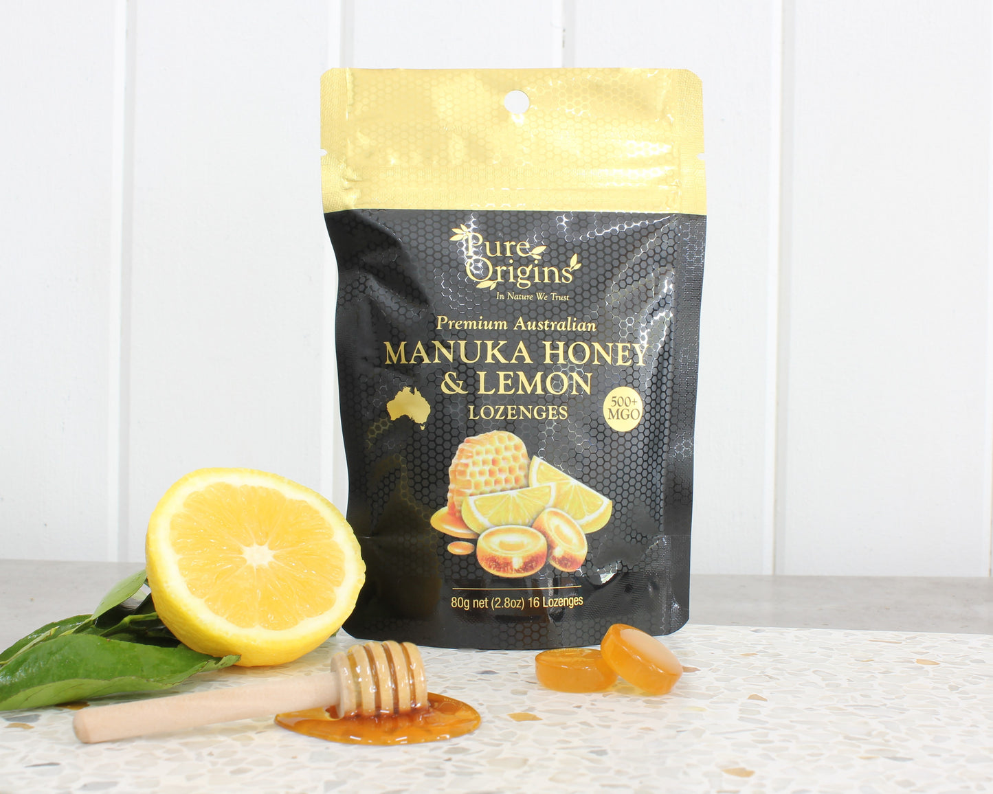 Manuka Honey and Lemon Lozenges