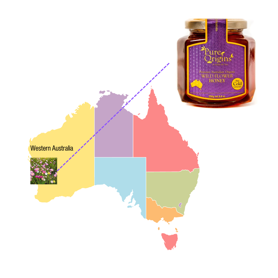 Australian Raw WILDFLOWER Honey (250g)