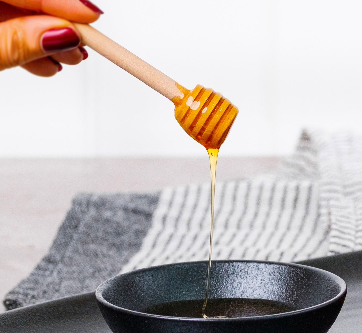 Wooden Honey Dipper