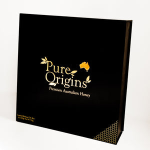 AURUM Gift Box. Australian Manuka Honey Golden Gift Pack