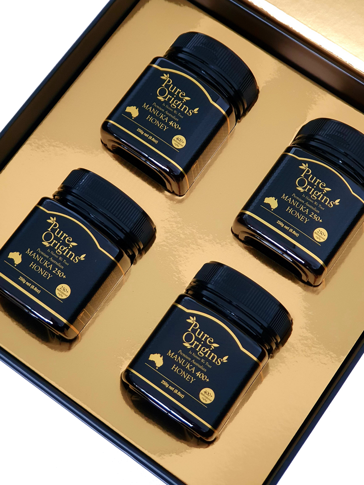 MEDELA Manuka Honey Box. Australian Manuka Honey 4 Pack.
